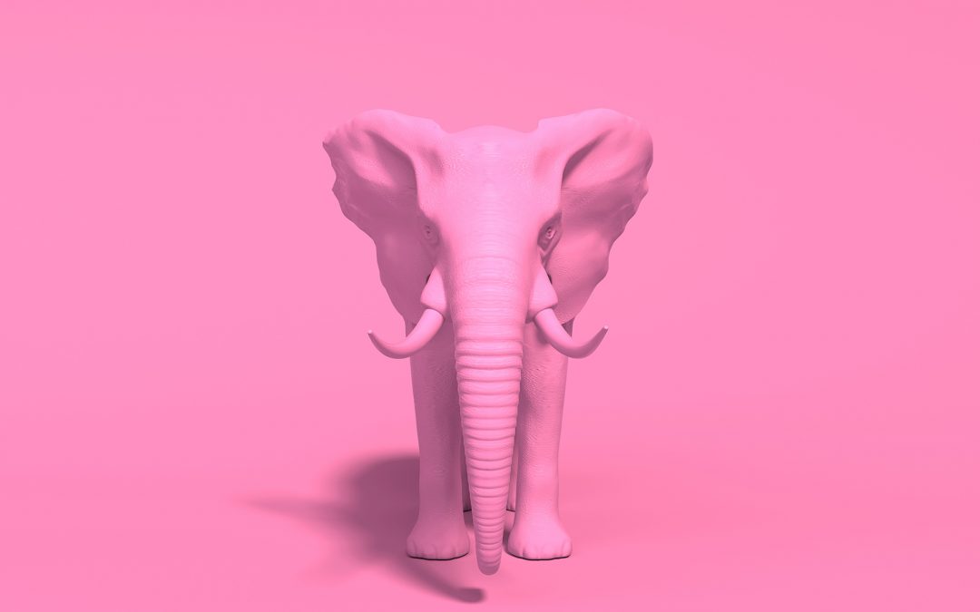 Denk niet aan een roze olifant